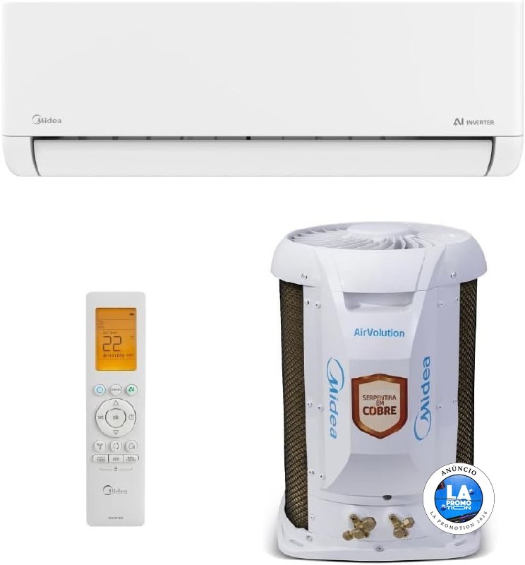 🔥 Ar Condicionado Split Hi Wall Midea AI AirVol