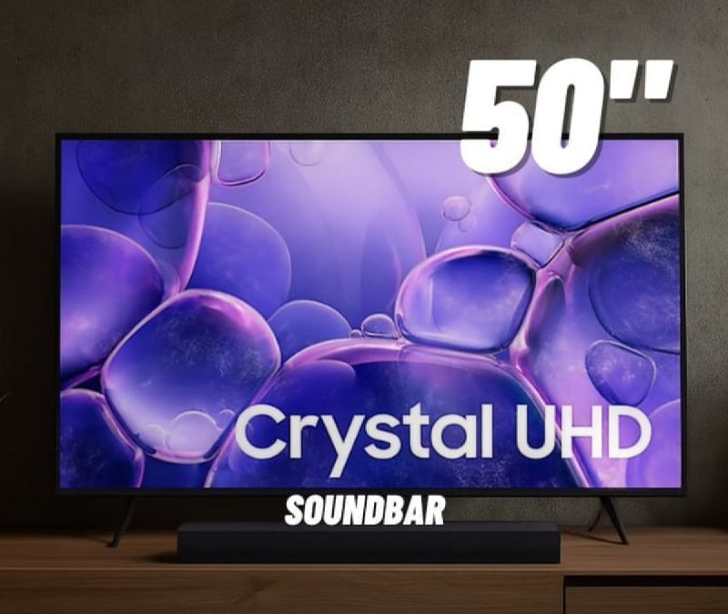 Samsung Smart TV 50” Crystal UHD 4K U8100F 2025 