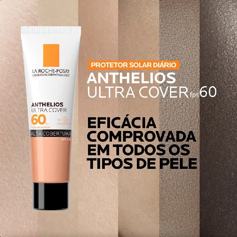 Protetor Solar Com Cor, Alta Cobertura 12h, Oil-Fr